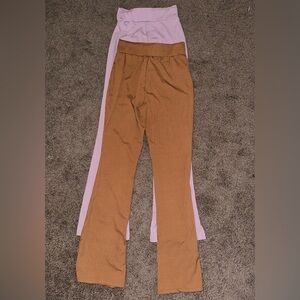 Two pack of vintage style yoga pants